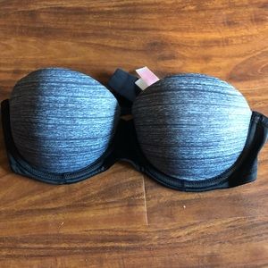 Victoria’s Secret pink strapless push up bra 32B